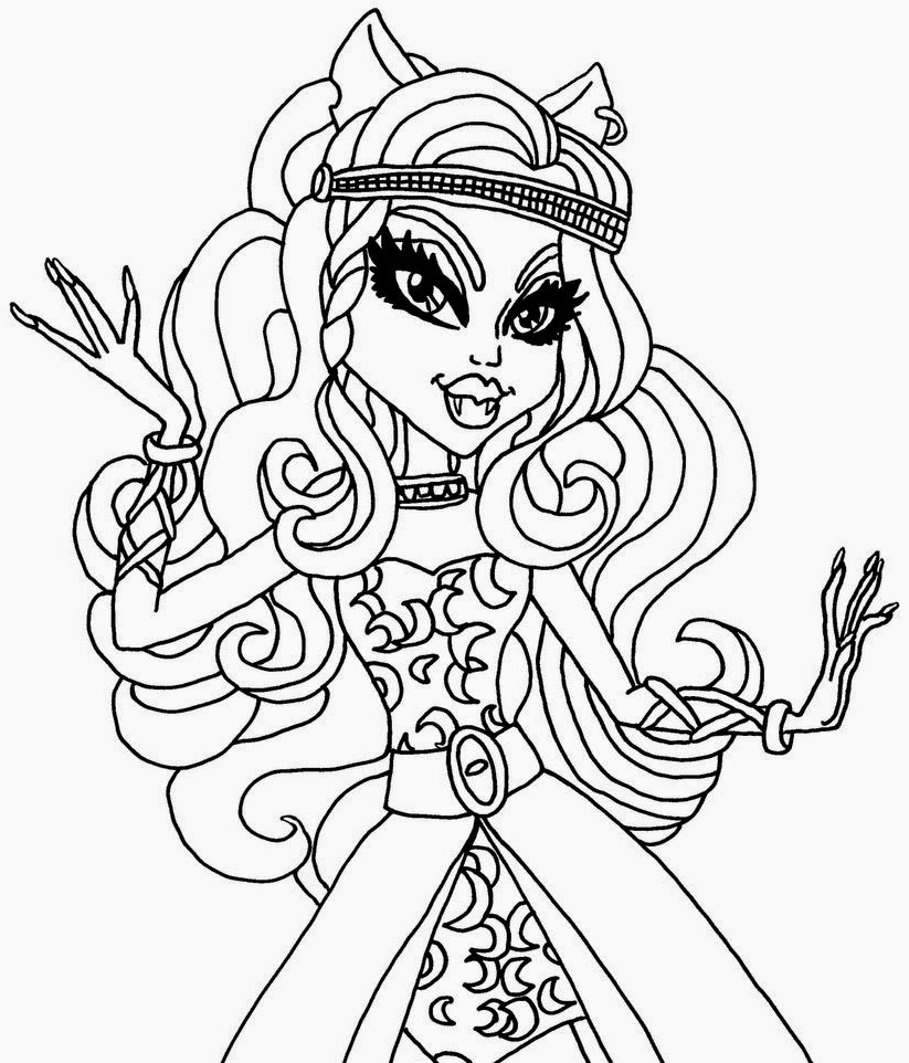 Monster High kolorowanki